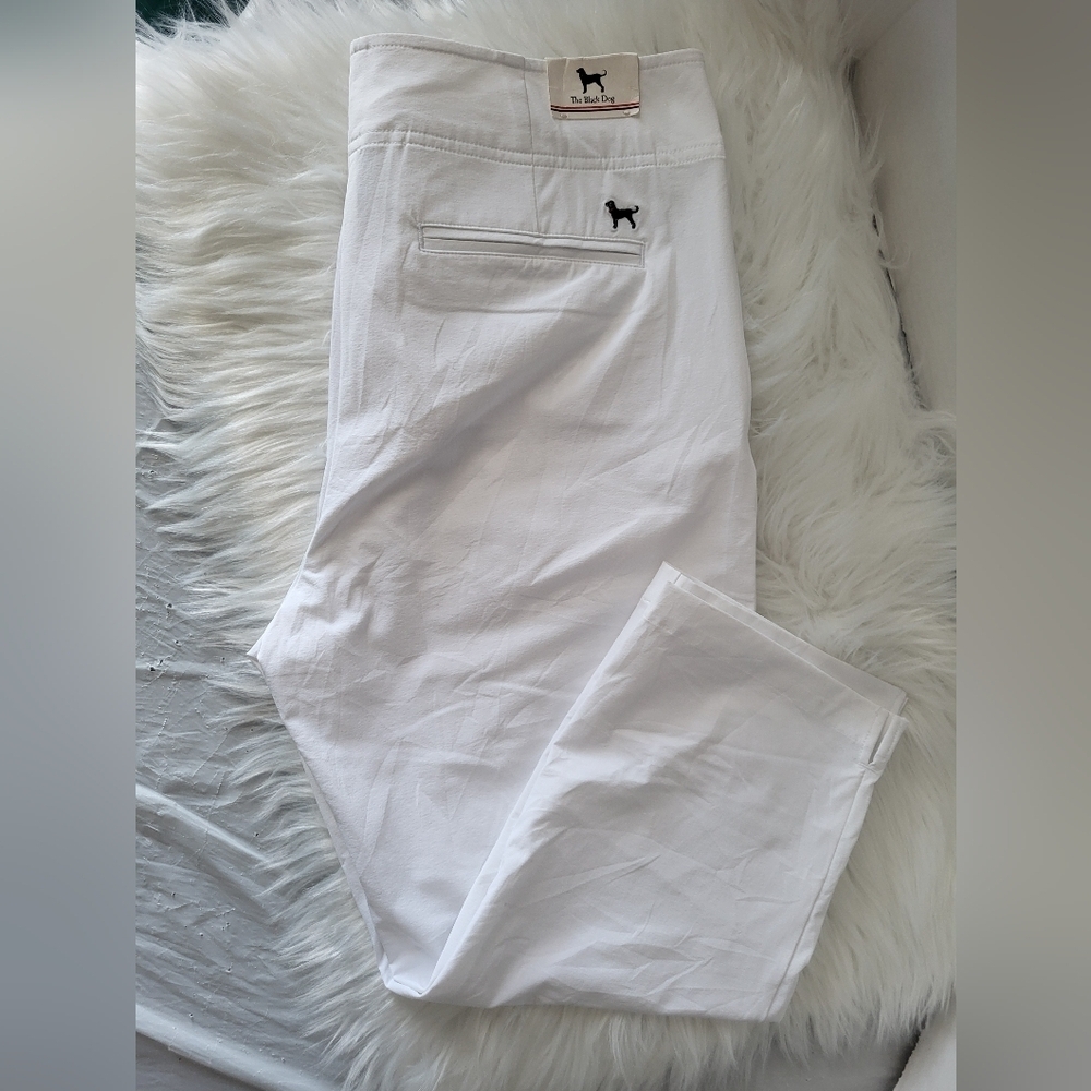 NEW The Black Dog White Ladies Birdie Capri, Size 6 (30)